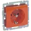 Legrand Valena 2P+F csatlakozóaljzat narancssárga, 774373