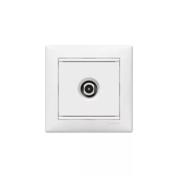 Legrand Valena TV antenna-csatlakozóaljzat átmenő, fehér, 774431 Legrand Valena TV antenna-csatlakozóaljzat átmenő, fehér, 774431