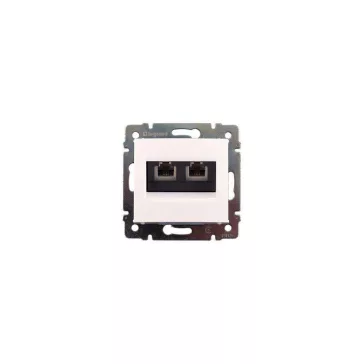   Legrand Valena telefon-csatlakozóaljzat 2xRJ11 fehér, 774439