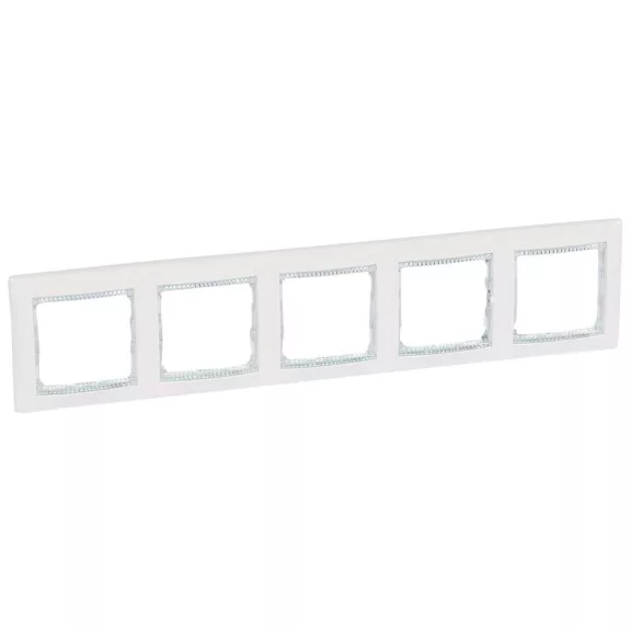 Legrand Valena ötös keret vízszintes kristály, 774465 Legrand Valena ötös keret vízszintes kristály, 774465