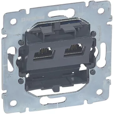   Legrand Galea 2xRJ45 LCS2 Cat6 STP mechanizmus csavaros, 775768