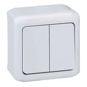   Legrand Forix IP44 falon kívüli csillárkapcsoló 10AX - 250V~ fehér, 782362