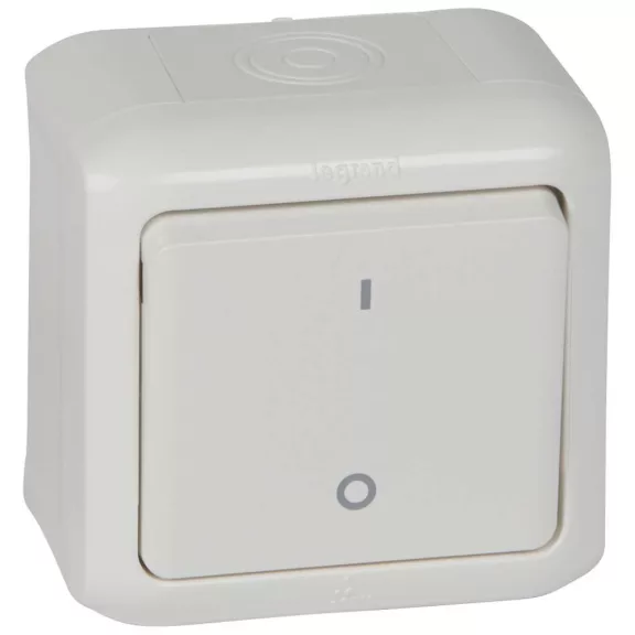 Legrand Forix IP44 falon kívüli kétpólusú kapcsoló 10AX - 250V~ fehér, 782366 Legrand Forix IP44 falon kívüli kétpólusú kapcsoló 10AX - 250V~ fehér, 782366