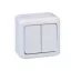 Legrand Forix IP44 falon kívüli csillárkapcsoló 10AX - 250V~ szürke, 782382