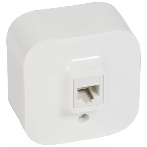 Legrand Forix IP20 falon kívüli 1x RJ11 telefon-csatlakozóaljzat fehér, 782414 Legrand Forix IP20 falon kívüli 1x RJ11 telefon-csatlakozóaljzat fehér, 782414