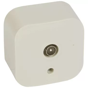   Legrand Forix IP20 falon kívüli TV antenna-csatlakozóaljzat, végzáró bézs, 782445