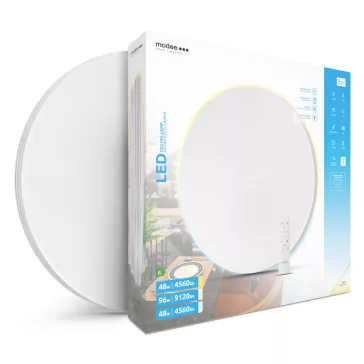   Modee LED fali/mennyezeti lámpatest távirányítóval design DIM falonkívüli 2x 48W 170-265V A-C202