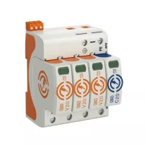 OBO Túlfeszültség levezető 3+1 kivitel, távjelzéssel 280V, TBS V20-3+NPE+FS-280 SurgeController