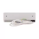 ORNO Sarokba illeszthető asztali elosztó, MINI, 2db 230V-os dugaljal+ kapcsoló, fehér/ezüst, SC ORNO Sarokba illeszthető asztali elosztó, MINI, 2db 230V-os dugaljal+ kapcsoló, fehér/ezüst, SC