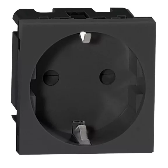 Beépíthető dugalj, SCHUKO, fekete, 3680W, 230V, OR-GM-9010 elosztóhoz Beépíthető dugalj, SCHUKO, fekete, 3680W, 230V, OR-GM-9010 elosztóhoz