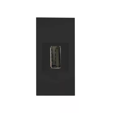   Beépíthető USB dugalj, NOEN, fekete, kétoldalas, OR-GM-9010 elosztóhoz
