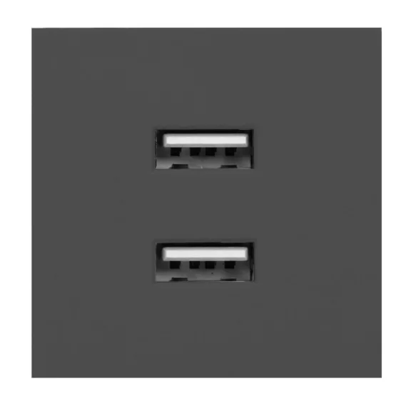 Beépíthető USB dugalj, 2-es, NOEN, fekete, OR-GM-9010 elosztóhoz Beépíthető USB dugalj, 2-es, NOEN, fekete, OR-GM-9010 elosztóhoz