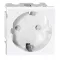 Beépíthető dugalj, SCHUKO, fehér, 3680W, 230V, OR-GM-9010 elosztóhoz