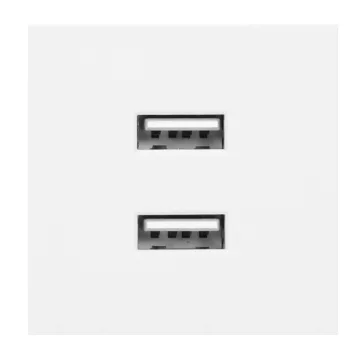   Beépíthető USB dugalj, 2-es, NOEN, fehér, OR-GM-9010 elosztóhoz
