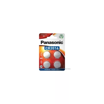 Panasonic CR2016EL/4B lítium gombelem (4db / bliszter)