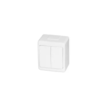   Pawbol Fehér csillárkapcsoló kültéri vízmentes IP44, D_3110W2
