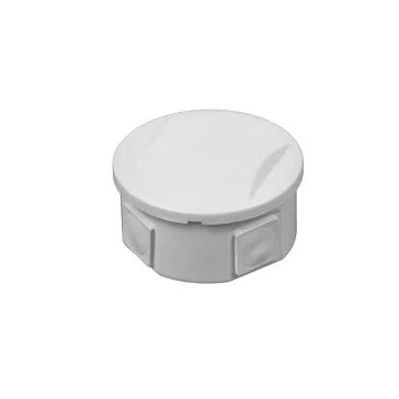 Pawbol falon kívüli kötődoboz kerek 4 lépcsős átvezetővel 80x40mm IP44,  Pawbol S-BOX_026