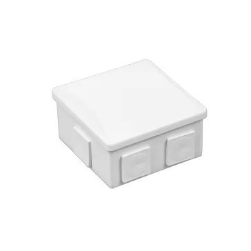 Pawbol falon kívüli kötődoboz 6 lépcsős átvezetővel fehér 80x80x40mm IP44,  Pawbol S-BOX_036B