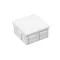 Pawbol falon kívüli kötődoboz 6 lépcsős átvezetővel fehér 80x80x40mm IP44,  Pawbol S-BOX_036B