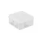 Pawbol falon kívüli kötődoboz 6 lépcsős átvezetővel fehér 100x100x50mm IP65,  Pawbol S-BOX_106B