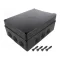 Pawbol falon kívüli kötődoboz 12 lépcsős átvezetővel fekete 300x220x120mm IP65 UV-álló,  Pawbol