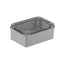 Pawbol falon kívüli kötődoboz sima oldalfalú átlátszó fedél 120x80x50mm IP65, Pawbol S-BOX_216-