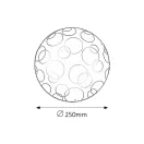 Rábalux 1843 Ada mennyezeti lámpa, D25cm