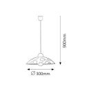 Rábalux 1844 Ada függeszték D30cm, fix Rábalux 1844 Ada függeszték D30cm, fix