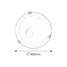 Rábalux 3203 Alabastro mennyezeti lámpa, D30cm Rábalux 3203 Alabastro mennyezeti lámpa, D30cm