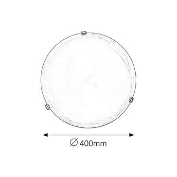 Rábalux 3301 Alabastro mennyezeti lámpa, D40cm