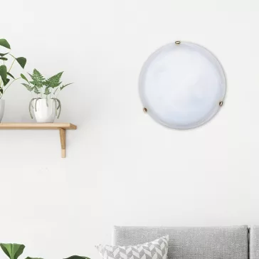Rábalux 3301 Alabastro mennyezeti lámpa, D40cm
