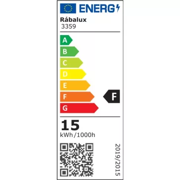   Rábalux Lambert, fürdőszoba lámpa, LED 15W, 25x25, IP44, ezüst, 3359