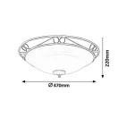 Rábalux 3723 Athen mennyezeti lámpa, D47cm
