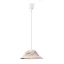 Rábalux 3954 Alabastro függeszték, D42cm, fehér rolly