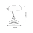 Rábalux 4038 Bank íróasztali lámpa, H33cm Rábalux 4038 Bank íróasztali lámpa, H33cm
