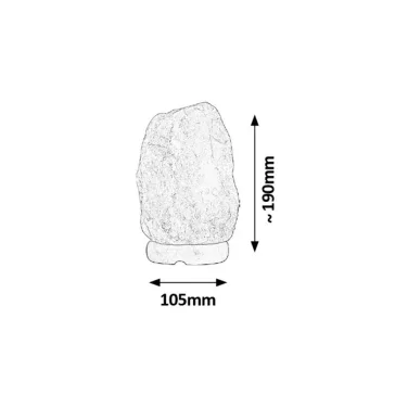 Rábalux 4120 Rock asztali sólámpa, 1~2 kg