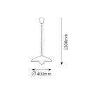 Rábalux 4780 Round függeszték, D40cm, fehér rolly Rábalux 4780 Round függeszték, D40cm, fehér rolly