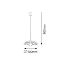Rábalux 4795 Vino függőlámpa, D40cm, fix Rábalux 4795 Vino függőlámpa, D40cm, fix