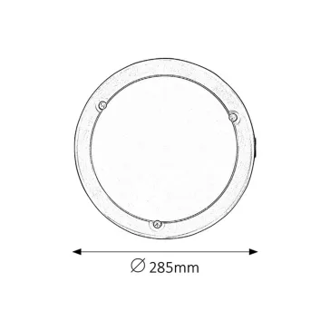 Rábalux 5121 Ufo mennyezeti lámpa, D30cm