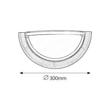Rábalux 5407 Ufo fali lámpa, D30cm