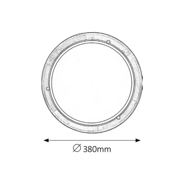 Rábalux 5427 Ufo mennyezeti lámpa, D38cm