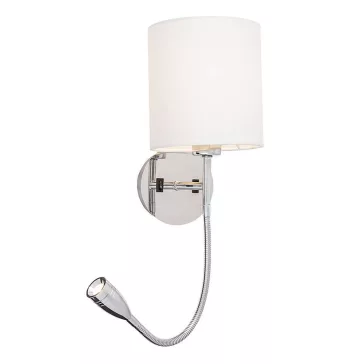 Rábalux 6529 Larkin, elegáns króm olvasó falilámpa