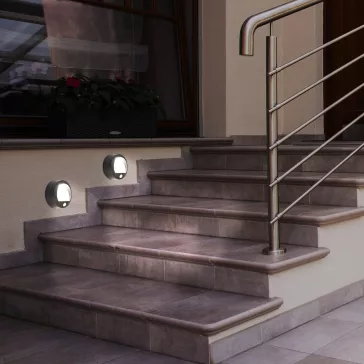 Rábalux 7980 Amarillo kültéri fali lámpa, mozgásérzékelős, fehér, LED