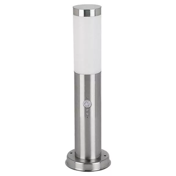 Rábalux 8267 Inox torch, kültéri talpas, mozgásérzékelővel, H45cm Rábalux 8267 Inox torch, kültéri talpas, mozgásérzékelővel, H45cm