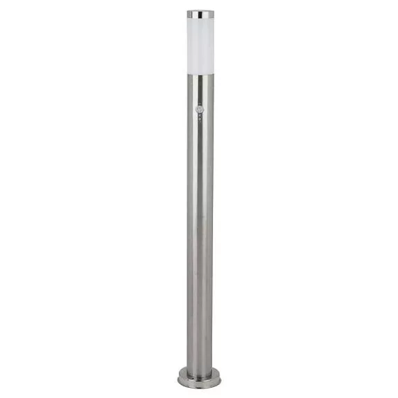 Rábalux 8268 Inox torch, kültéri állólámpa, mozgásérzékelővel, H110cm Rábalux 8268 Inox torch, kültéri állólámpa, mozgásérzékelővel, H110cm
