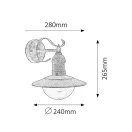 Rábalux 8337 Bonn kültéri fali lámpatest E27 60W IP44 matt fekete Rábalux 8337 Bonn kültéri fali lámpatest E27 60W IP44 matt fekete