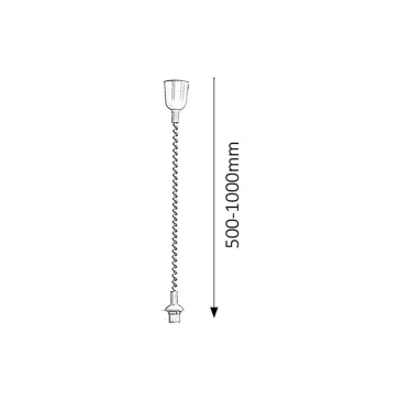 Rábalux 9921 Rolly fehér függeszték, L50cm