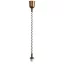 Rábalux 9923 Rolly bronz függeszték, L50cm