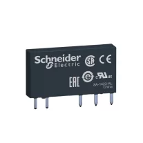   Schneider RSL sorkapocs relé 1CO érintkező 6A 24V DC normál kapacitású, RSL1AB4BD
