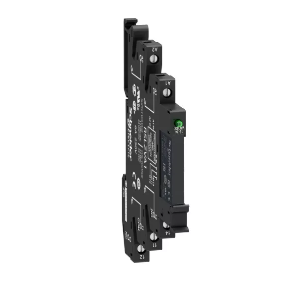 Schneider RSL sorkapocs relé 1CO érintkező 6A 12V AC/DC csavaros foglalattal, RSL1PVJU Schneider RSL sorkapocs relé 1CO érintkező 6A 12V AC/DC csavaros foglalattal, RSL1PVJU
